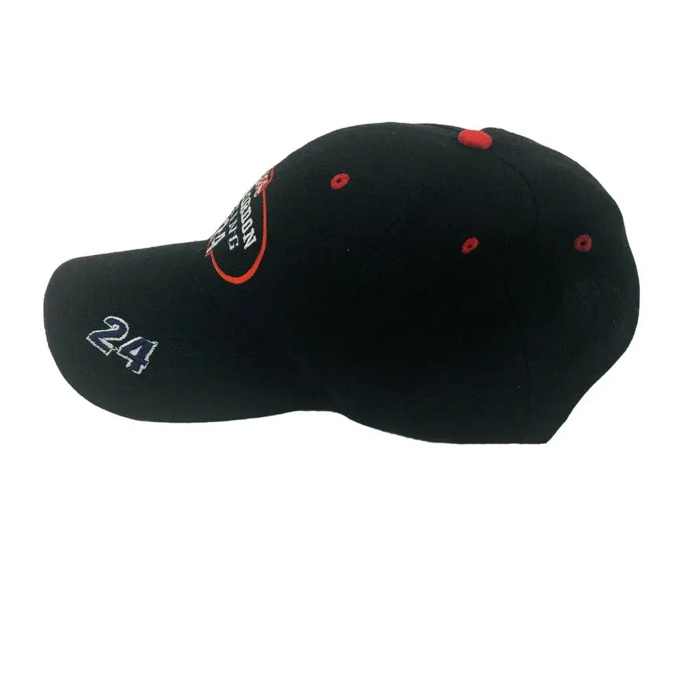 Jeff Gordon Racing #24 Black Ball Cap Hat Embroidered Adjustable